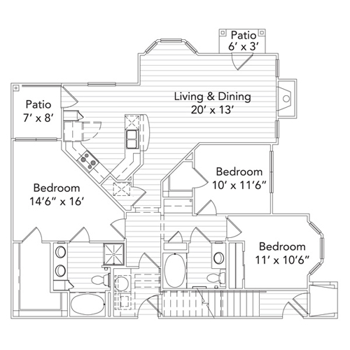 Lantana Gardens Apartments sunflower
